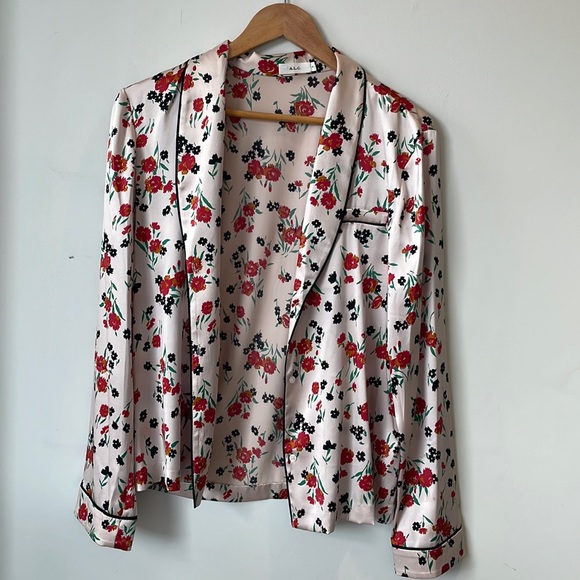 ALC floral silk blazer - Picture 1 of 6
